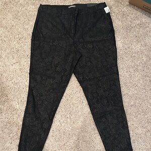 Maurices Black Paisley Pants